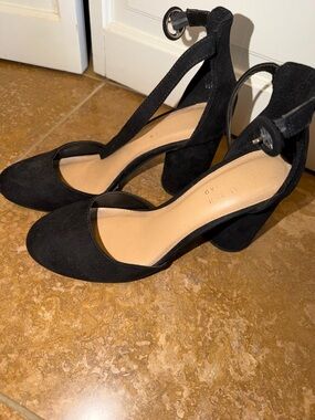 5 pairs of Ankle-Strap Block Heels - Women